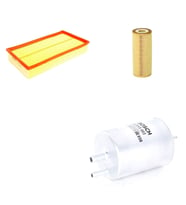 Bosch Filtre Bakım Seti Mercedes E200 W210 1996-1999 136 Beygir Benzin Hava + Yağ f. + Yakıt Filtre Bosch