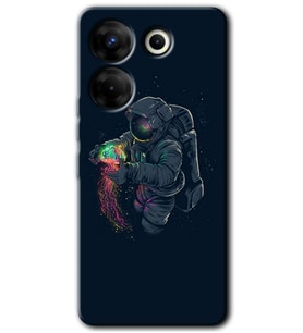 Tecno Camon 20 Pro 5G Kılıf HD Desen Baskılı Kılıf - Astronot Kıyafeti
