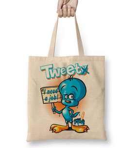 Tweety Tweet Bez Çanta Uzun Saplı