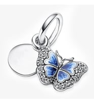 Nur Silver Kelebek Gümüş Charm NUR-BL00399