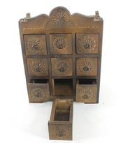 Ahşap Masa Üstü Şifonyer Takı Kutusu Mücevherlik  45x35 cm.