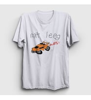 Presmono Unisex Beyaz Rokt Leeg Oyun Rocket League T-Shirt 492983tt
