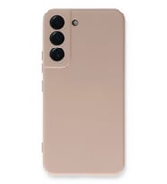 Mey İthalat® Samsung Galaxy S23 Plus Kılıf Nano içi Kadife Silikon - Pudra