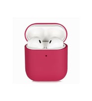 Apple Airpods Uyumlu Kılıf Zore Silk Silikon (K.Pembe)