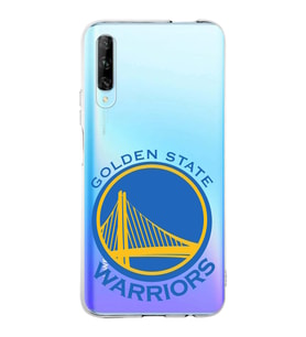 Huawei P Smart Pro Uyumlu Kapak Golden State Warriors Tasarımlı Şeffaf Silikon Kılıf