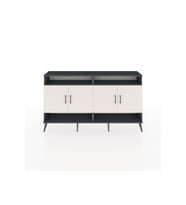 Arges Konsol 6 Raflı 4 Kapaklı 176x30x99 Antrasit-Aytaşı/Çam