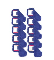 Omniclean UCTM N0037 Zincir Orlon Nemli Mop Yedeği 50 cm Mavi 10 Adet