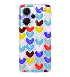 PrintiFy Xiaomi Redmi Note 13 Pro 4G ile Uyumlu Water Color 1  Kamera Korumalı Şeffaf  Kılıf