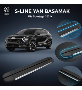 Kia Sportage S-Line Premium Krom Yan Basamak  2021 Sonrası