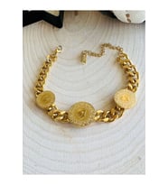 GOLD RENK ÜÇLÜ ÇELİK ZİNCİR ATA BİLEKLİK ACR0726