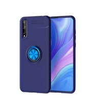 Huawei P Smart S (Y8P) Kılıf Yüzüklü Magnetli Ravel Case (Mavi)
