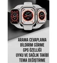 Akıllı Saat Nabız Ölçebilen Yeni Nesil Gps Adımsayar Özelliği