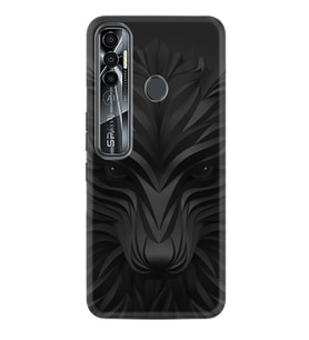 Tecno Spark 6 6 Go 8C 8 Pro 7 7 Spark 9 Pro Kılıf Desemli Silikon Black Fox 1325