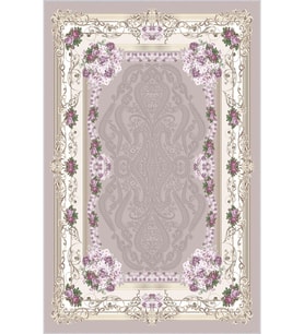 Eliana Home Baskılı, Yıkanabilir Kaymaz Taban Salon Halısı LNA0655 100x150 cm (Pembe)