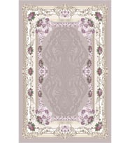 Eliana Home Baskılı, Yıkanabilir Kaymaz Taban Salon Halısı LNA0655 100x150 cm (Pembe)