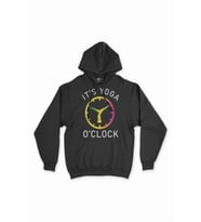 Yoga Zamanı Siyah Sweatshirt Hoodie