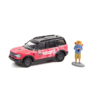 Greenlight 2021 FORD SPORT WITH BACKPACKER HOBBY SHOP SERIES 11 1/64 Model Araba (Kırmızı)