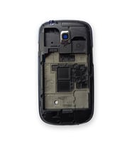 Samsung i8910 Kasa Samsung Galaxy S3 Mini Mavi Renk Orta Kasa Çıtalı on off Ses tuş bordu Kamera Lensi