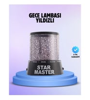 Mey İthalat® Odayı Yıldızlarla Dolduran Galaxy Efektli LED Projektör Işık