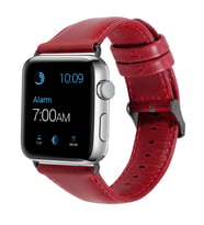 Apple Watch Ultra 49mm Uyumlu Kordon Luxury Leather Deri Strap Kayış (Model 8)