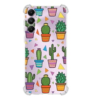 PrintiFy Galaxy A05S Uyumlu Water Color 4 Baskılı Şeffaf Köşe Korumalı Antişok Kılıf