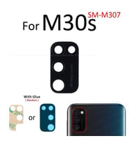 Tkgz Samsung Galaxy M30S Arka Kamera Camı Lens Yapışkanlı