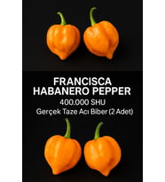 FRANCISCA HABANERO PEPPER / 400.000 Scoville - Gerçek Taze Acı Biber