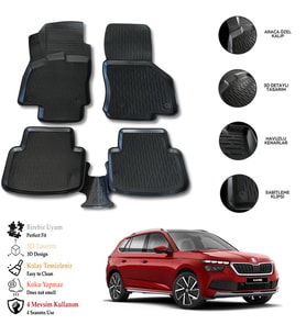 Skoda Kamiq 2025 3D Havuzlu Paspas OTL