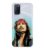 Oppo A52/A72/A92 Uyumlu Jack Sparrow Tasarımlı Şeffaf Telefon Kılıfı