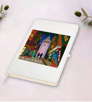 Galata Tasarımlı Beyaz Defter