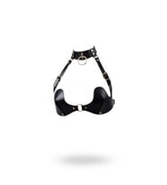 Mulvxbrf Brf02 Siyah Göğüs Harness Boyunluklu O Halka Detaylı - Brf1226 (Mulvix)