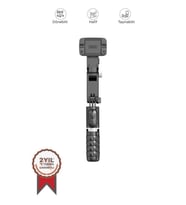 Çok Amaçlı Led Işıklı Gimbal Selfie Çubuğu, Kumandalı, Siyah