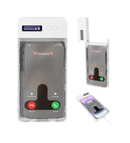 Zaman Ayarlı Telefon Kilit Kutusu Taşınabilir, Hafif,şarjlı Öz-disiplin Zamanlayıcılı Telefon Kutusu (Beyaz)
