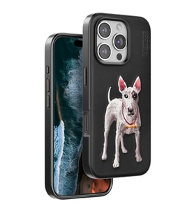Venco Apple İphone 16 Pro Max Perma Desenli Kapak - Siyah
