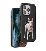 Venco Apple İphone 16 Pro Max Perma Desenli Kapak - Siyah