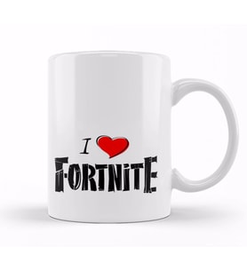I Love Fortnite Kupa Bardak Porselen