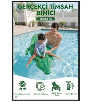Intex Gerçekçi Timsah Binici 168x86 Cm