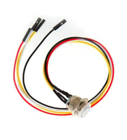 Metal Ledli Kasa Power Butonu Kablolu 