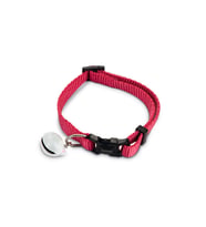 Beeztees Kedi Boyun Tasması, Zilli, Pembe, 20-30cm