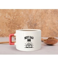 BK Gift Kişiye Özel İsimli Pembe Kulplu Çay & Kahve Fincanı-10, Arkadaşa Hediye, Sevgiliye Hediye