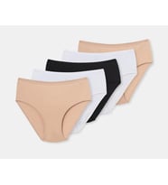 5 li Paket Dagi Bayan Yüksek Bel Slip Külot 5104KC (Çok Renkli)