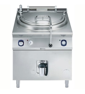 Electrolux Professional 150 Lt Gazlı Silindirik Kaynatma Kazanı, Aısı316, İndirek Isıtmalı, Basınç Sviçli, Cekete Otomatik Su Doldurma - 800 Mm E9BSGHIRFR