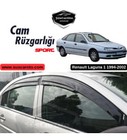 Renault Laguna 1 1994-2002 Uyumlu Mugen Cam Rüzgarlığı Seti Piano Black 4'lü İthal