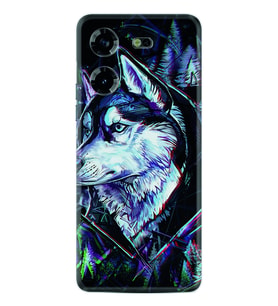 Tecno Pova 5 Kılıf Silikon Desen Özel Seri Dog Eyes 1761