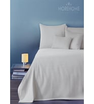MORE HOME Bal Desenli Tek KİŞİLİK % 100 PAMUKLU   PİKE 175x240 Beyaz