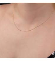 Glorria Altın Top Zincir Kolye