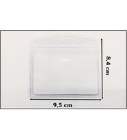 Yaka Kartı Poşeti Kimlik Boy 9,5 x 8,4 cm (100 adet)