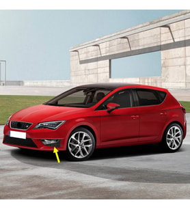 Seat Leon 3 2013-2016 FR Ön Tampon Sol Sis Farı Çerçevesi 5F0853665B