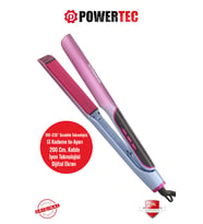 POWERTEC TR-2830 Seramik IonTech Saç Düzleştirici (Lila)