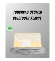 Mey İthalat® Bluetooth Klavye – Kablosuz, Sessiz Tuşlu, Android iOS Windows Uyumlu, Kompakt Taşınabi